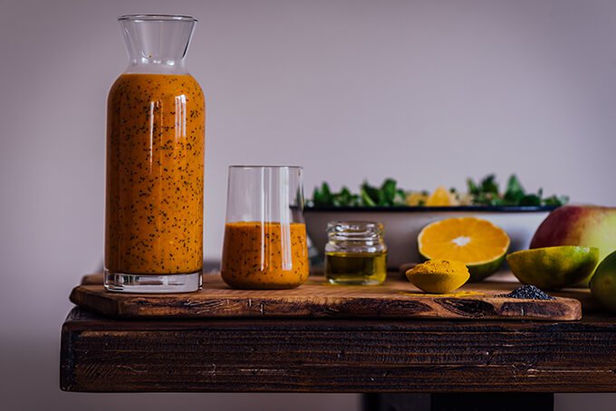 Turmeric Orange Poppy Seed Dressing by Give Recipe