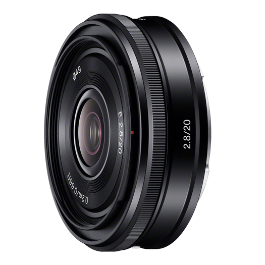 sony nex 20mm pancake e-mount lens