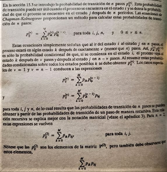 Ecuaciones de ChapmanKolmogorov Parte 1 Investigacion de Operaciones
