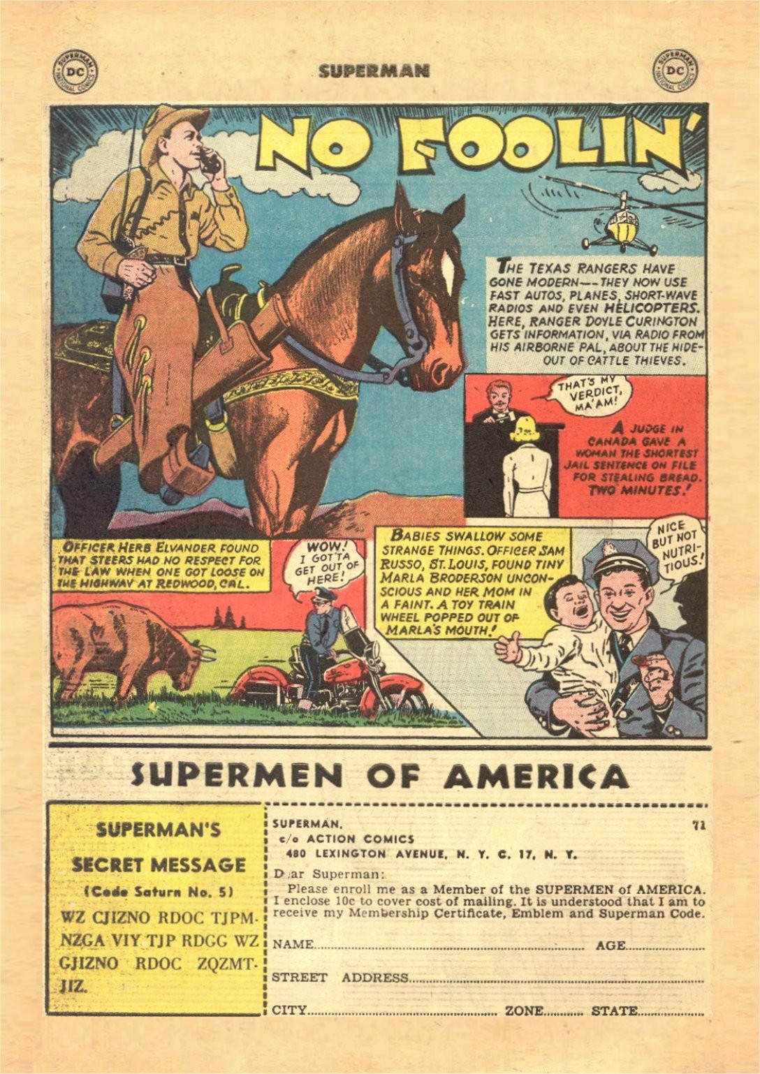Read online Superman (1939) comic -  Issue #71 - 50