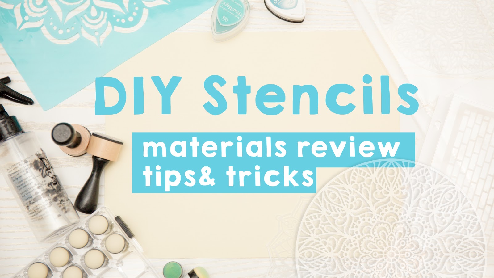 Best Material for Making Stencils - Cricut Tutorials - County Chic