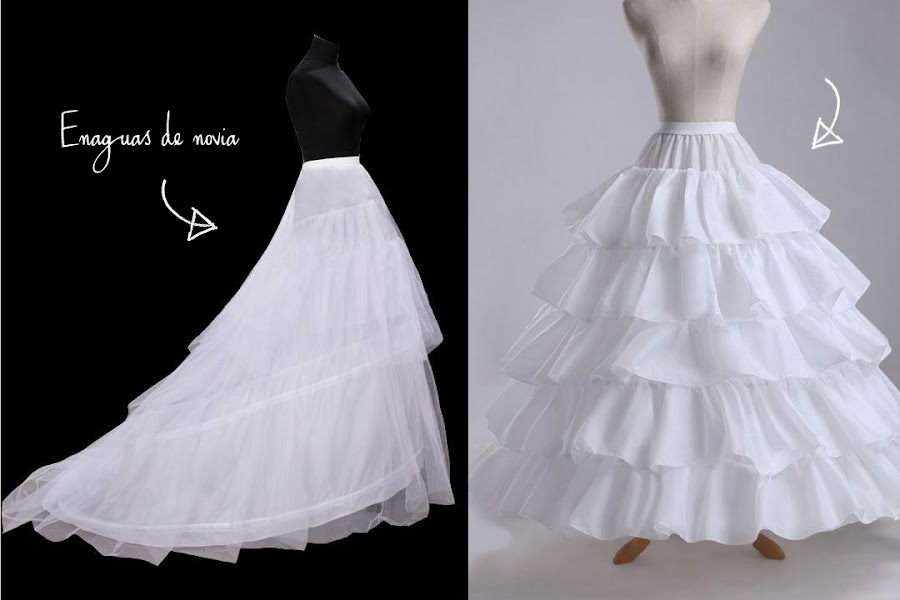 enaguas de novia