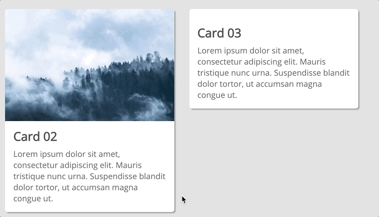 CSS Flip Card (content with JS)