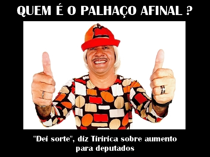 Quem é o palhaço afinal?