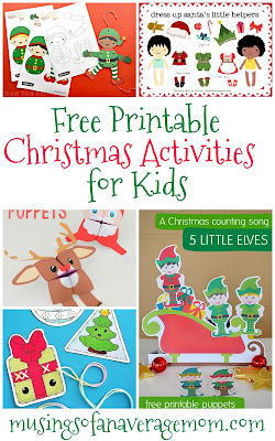 free printable Christmas activities for kids