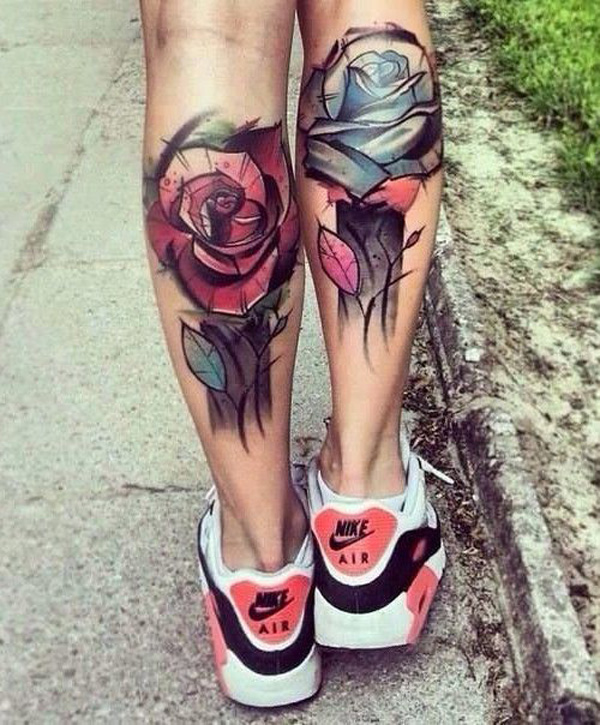 Tatuagens femininas para a panturrilha Tatuagens femininas para a panturrilha