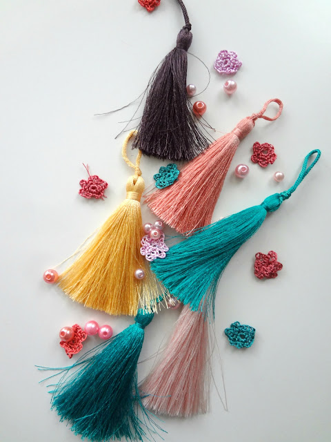 Flower Tassel Earrings DIY