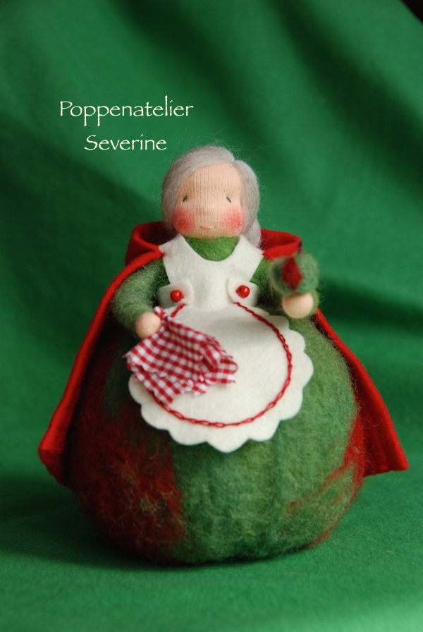 Poppenatelier Severine Appelvrouwtjes/ Apple granny dolls