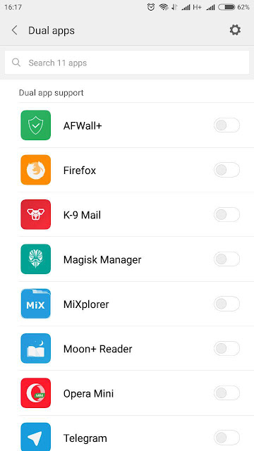 Gambar fitur Dual Apps dalam MIUI Gambar fitur Dual Apps dalam MIUI