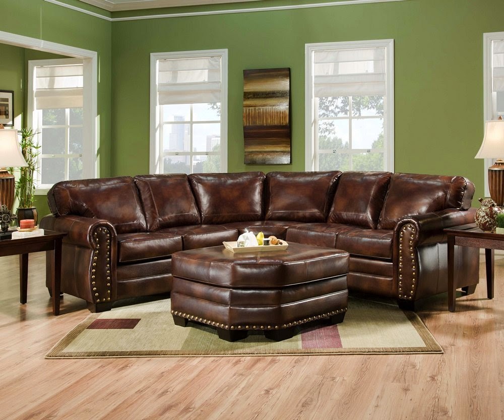 simmons leather and fabric sofa