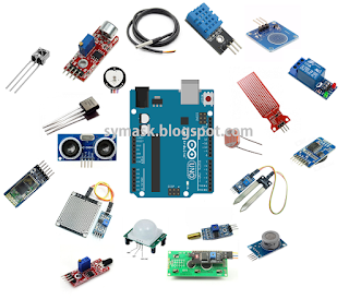 Rangkaian sensor-sensor dengan arduino