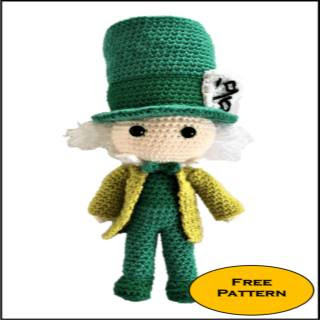 PATRON GRATIS SOMBRERERO | ALICIA EN EL PAIS DE LAS MARAVILLAS AMIGURUMI 30583