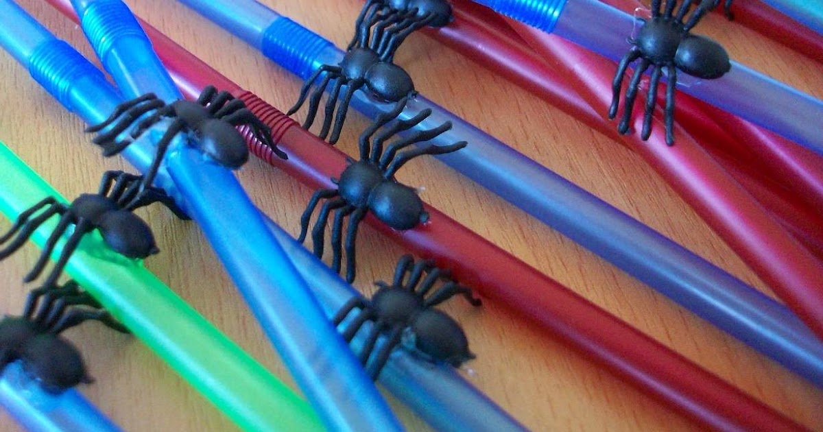 365 DAYS OF PINTEREST CREATIONS: day 129: spider straws