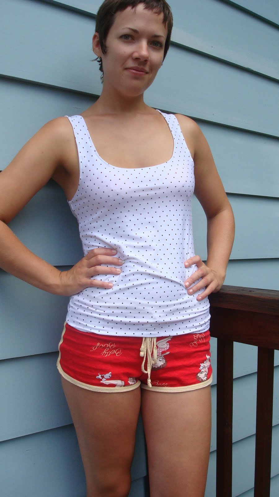 La Couturiere Dimanche Swimming in a sea of polka dots