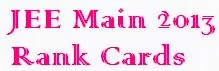 JEE Main 2013 Rank Card