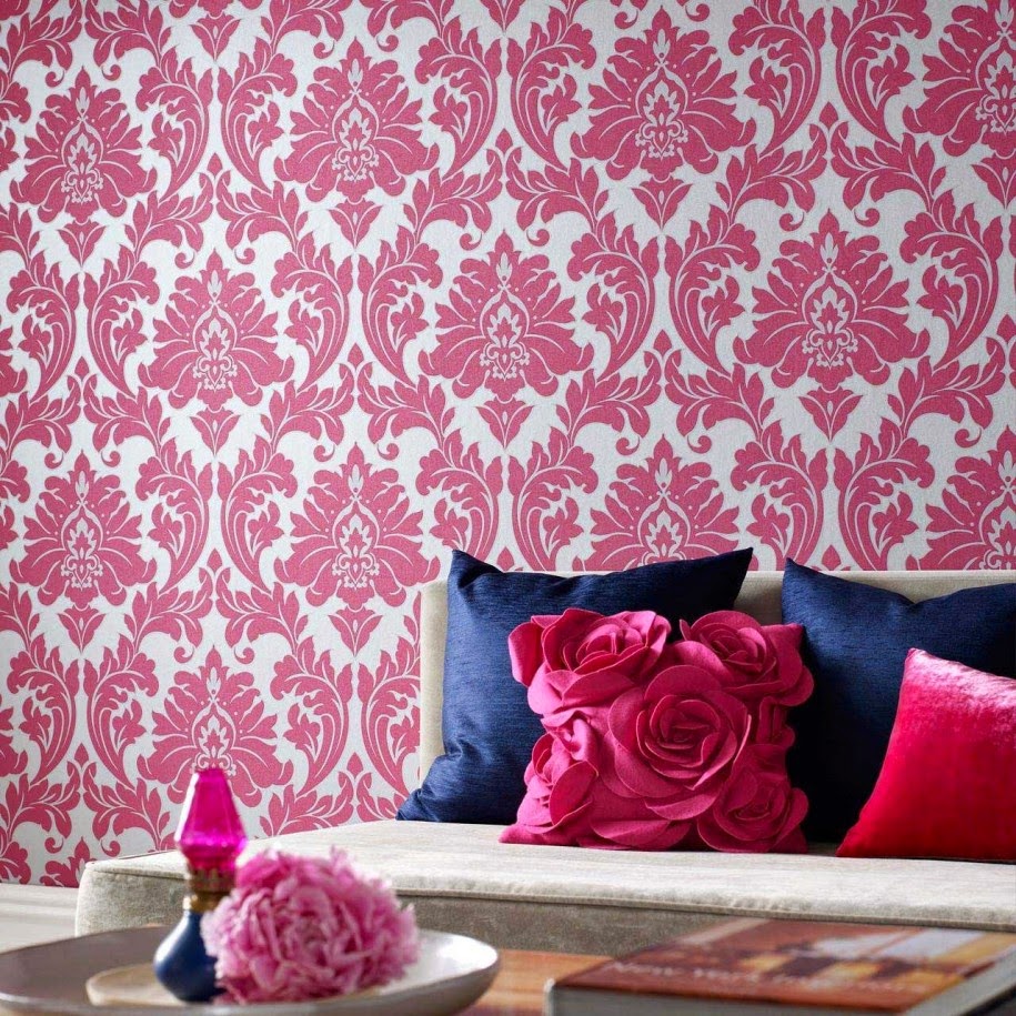 Inspirasi Wallpaper Merah Muda Untuk Ruangan Yang Indah ...