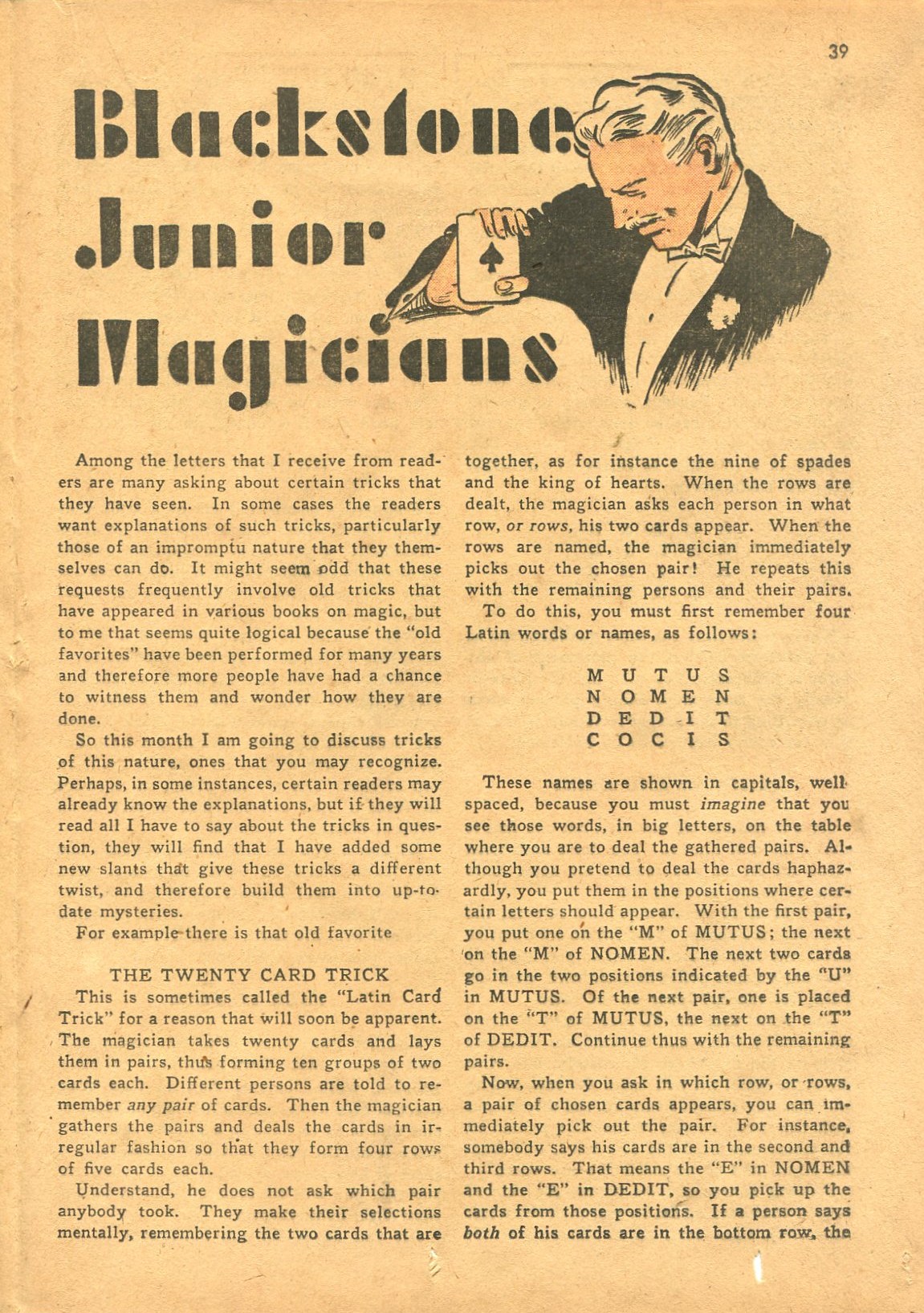 Read online Super-Magician Comics comic -  Issue #18 - 38