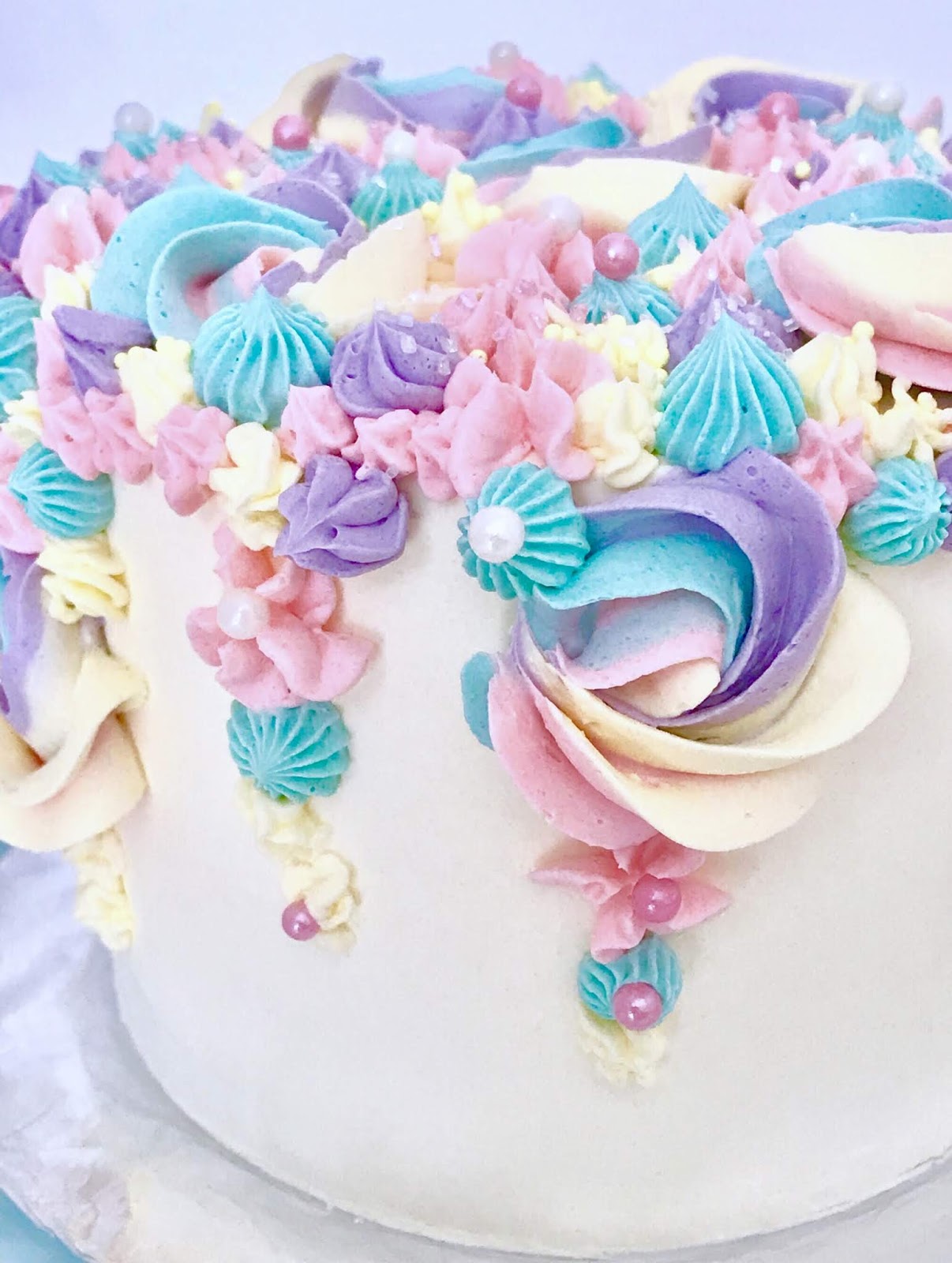 Buttercream Drip Cake evelyta appe