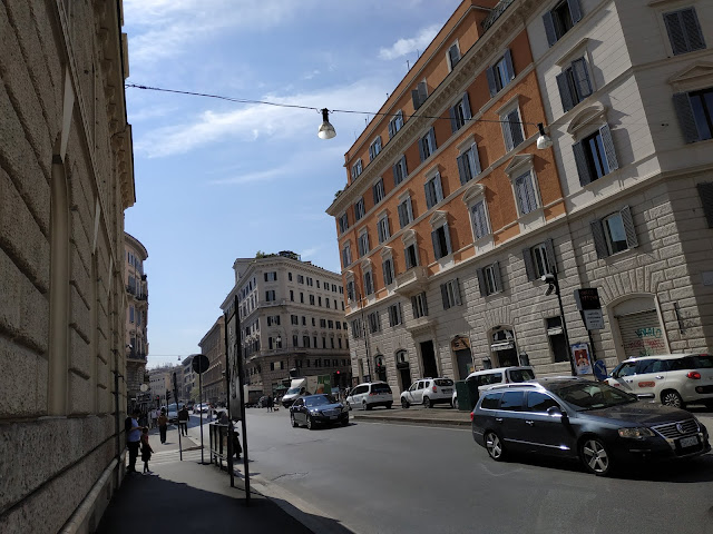 Dans les rues de Rome