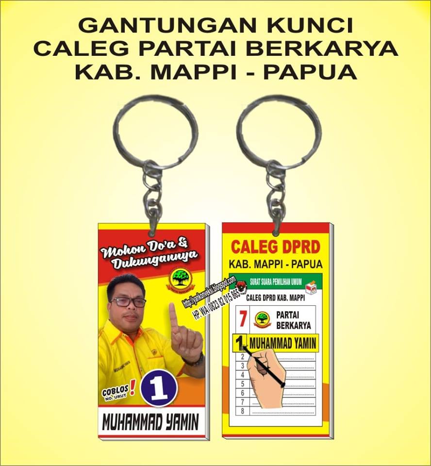 GANTUNGAN KUNCI CALEG