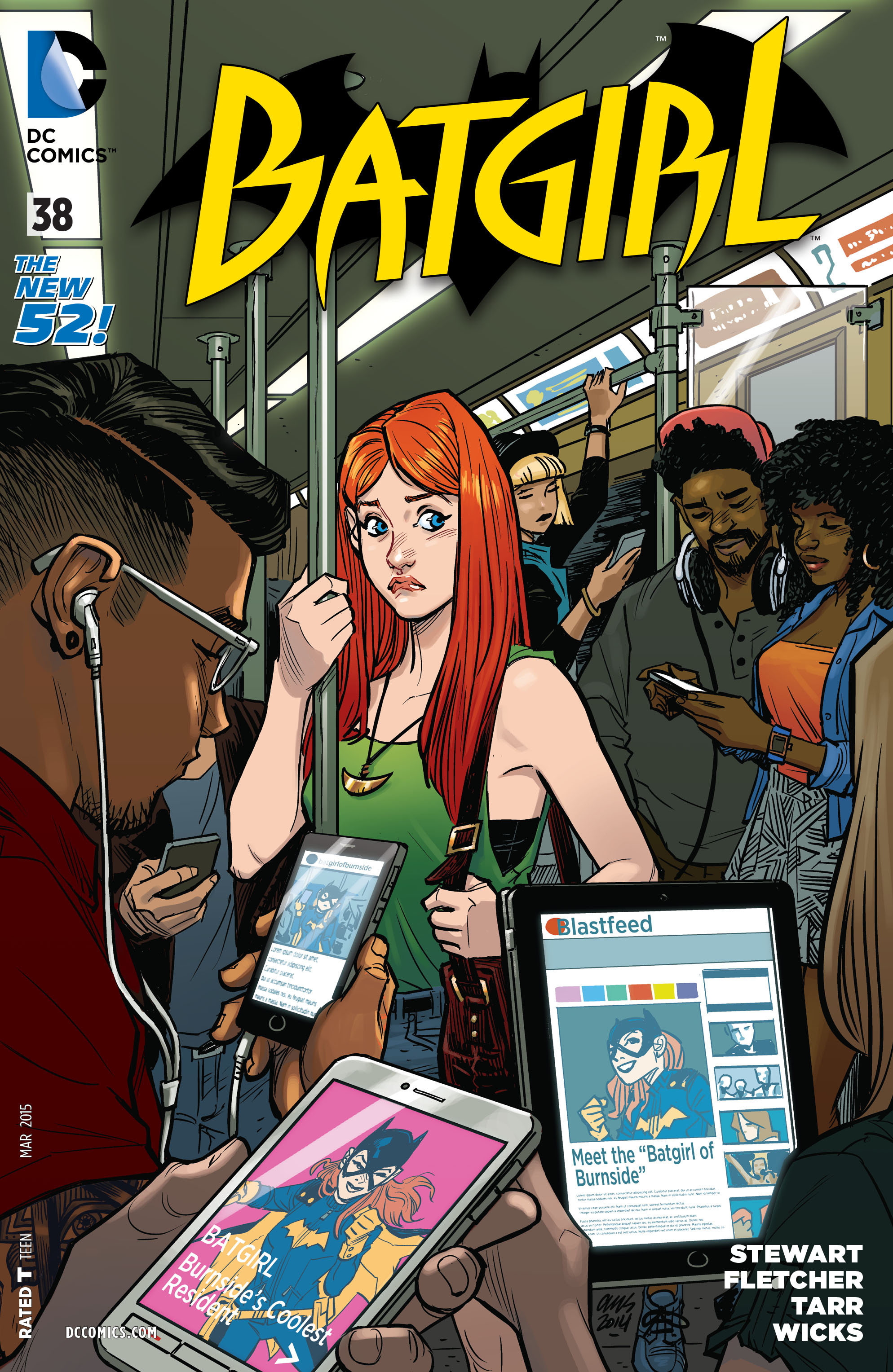 Read online Batgirl (2011) comic -  Issue #38 - 1