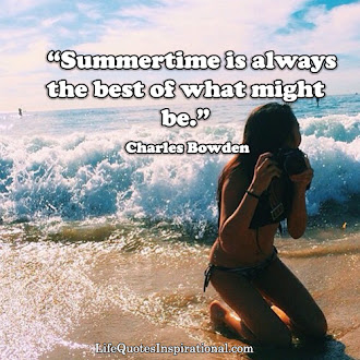 Charles Bowden Quotes : Summertime is always the best of what might be 