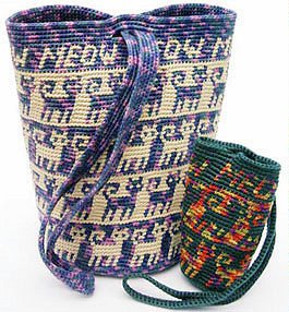 Bag tapestry crochet pattern