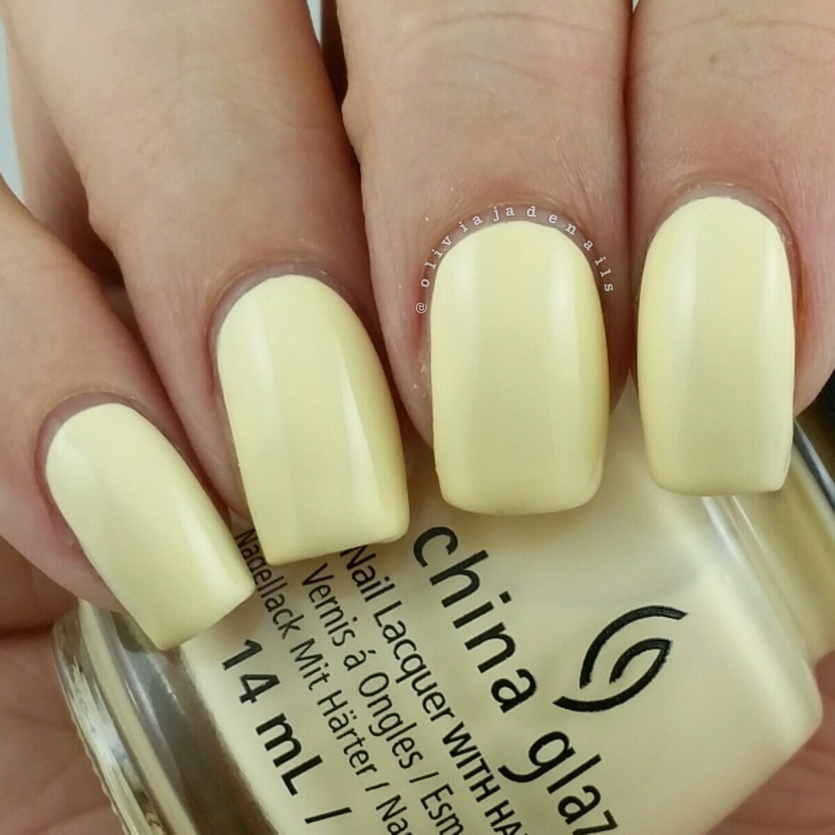 China Glaze Girls Just Wanna Have Sun swatched by Olivia Jade Nails