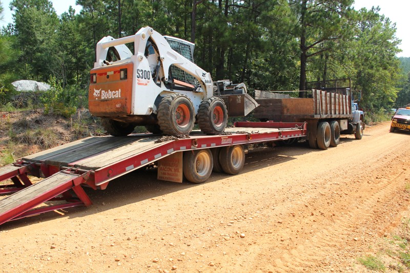 CT Hauling & Materials LLC Building a Gravel Driveway in Verbena, AL.