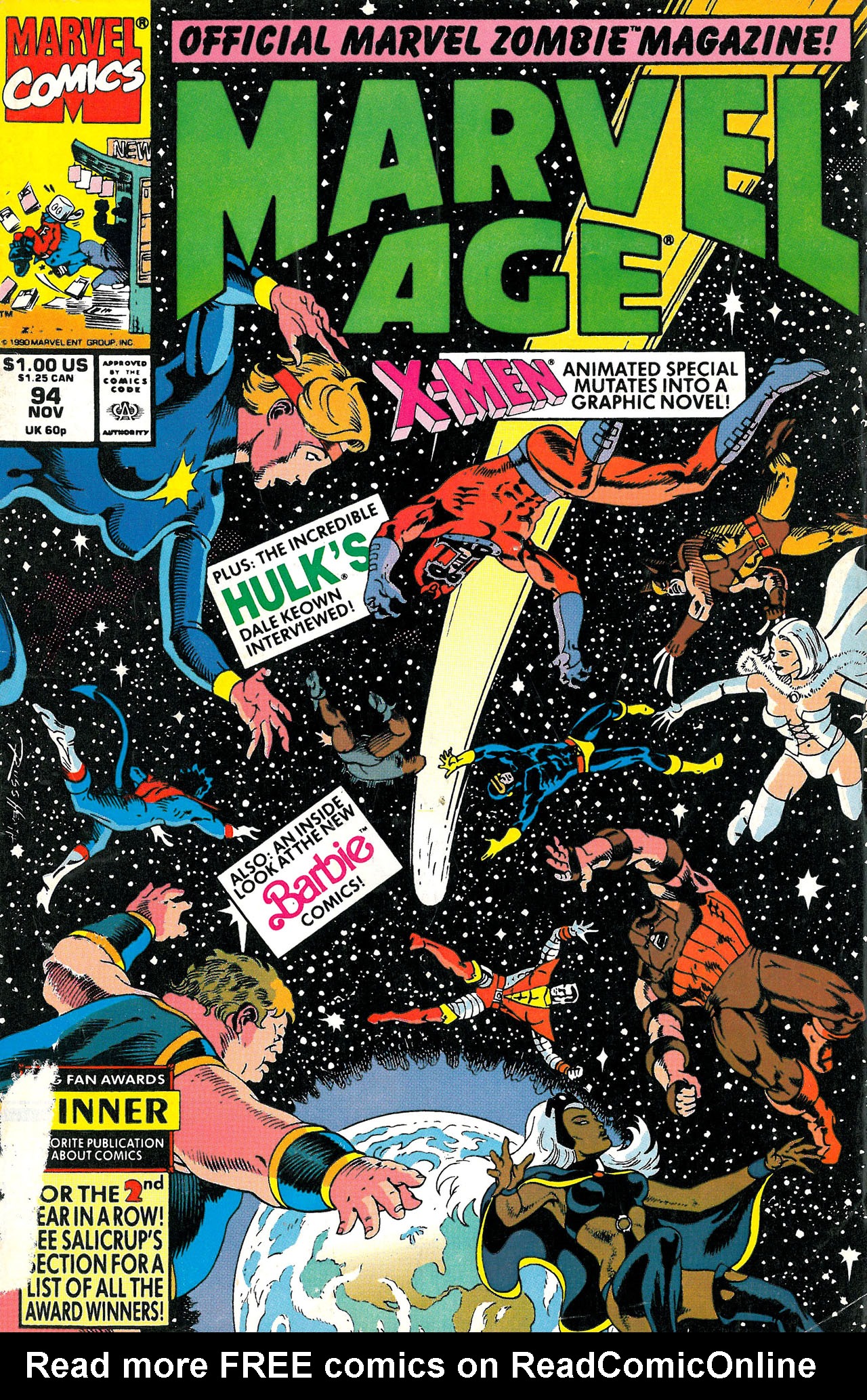 Read online Marvel Age comic -  Issue #94 - 1