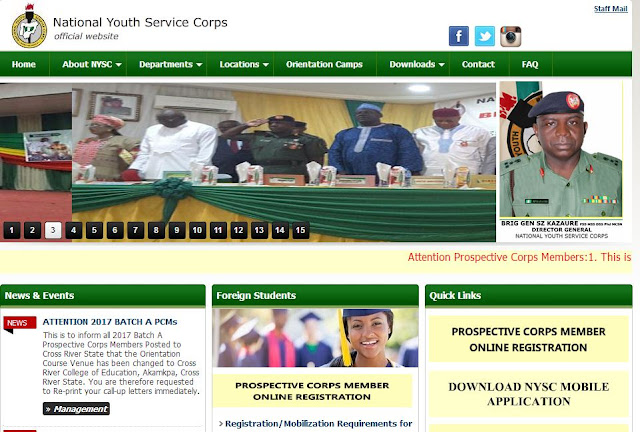 LIST OF ADDRESSES OF NYSC ORIENTATION CAMPS