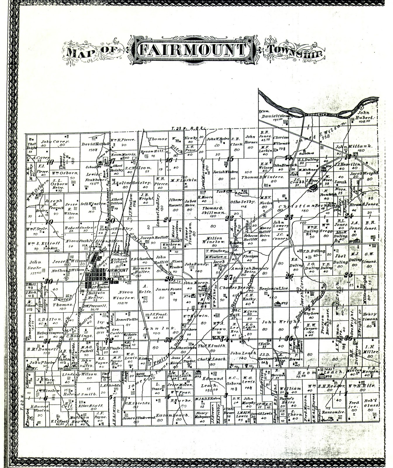 Tour of the Townships Fairmount Grant County History