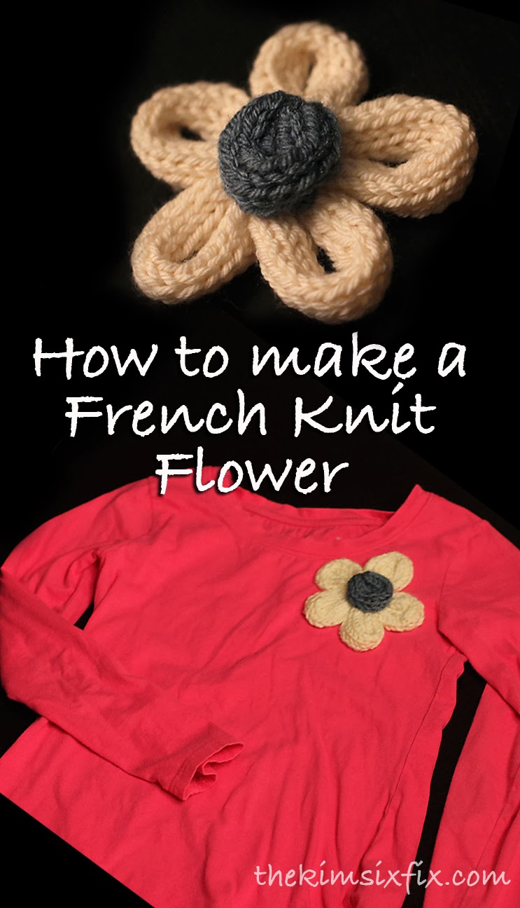 My eldest daughter received this French Knitting kit for her 7th birthday. I had never heard of