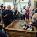 Kanye West meets President Trump in the Oval Office of The White House