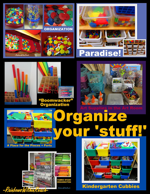 photo of: Classroom organization, teacher organization ideas, shelves in preschool