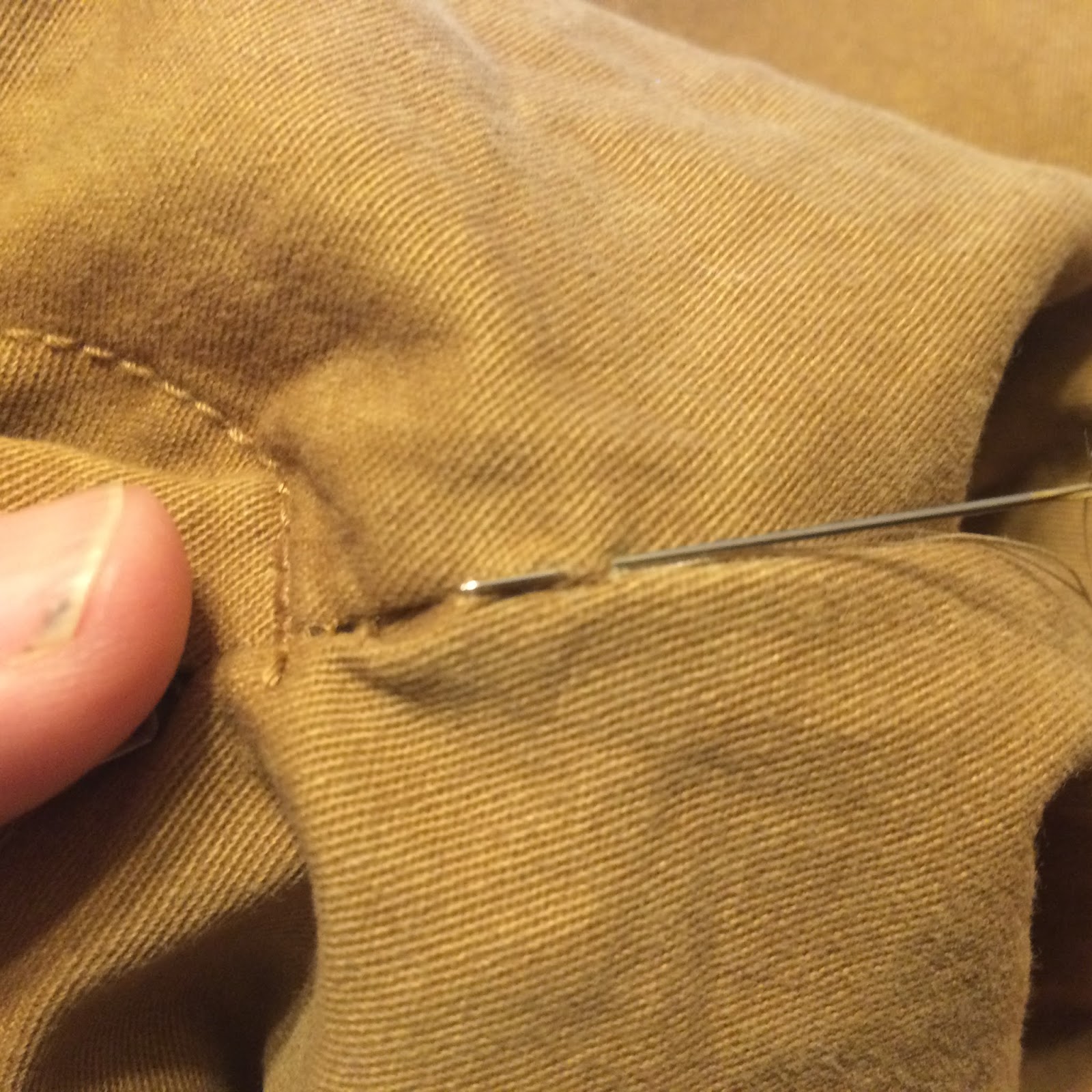 Debby Brown Quilts How to Mend Pants