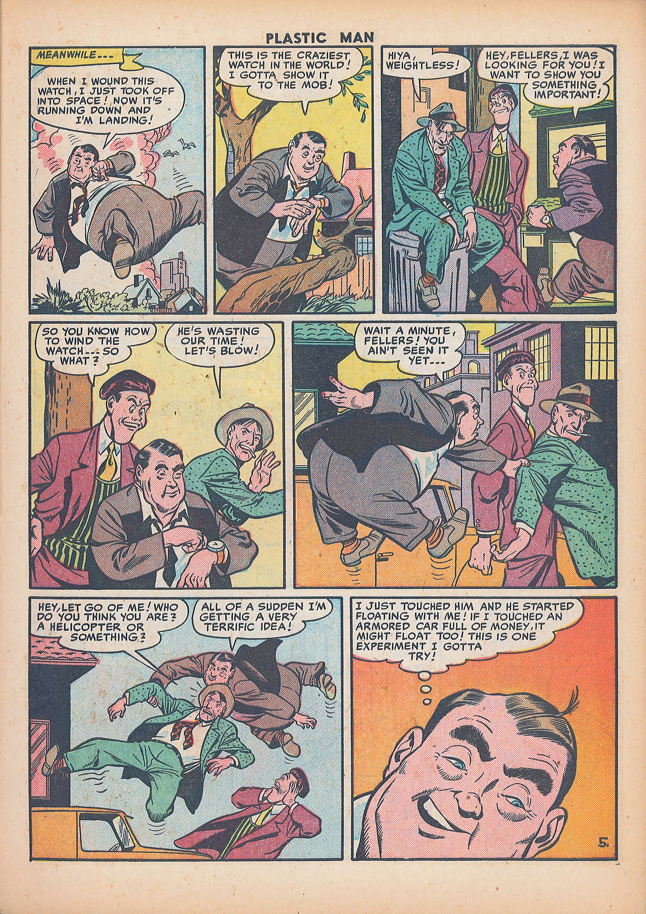 Plastic Man (1943) issue 30 - Page 7