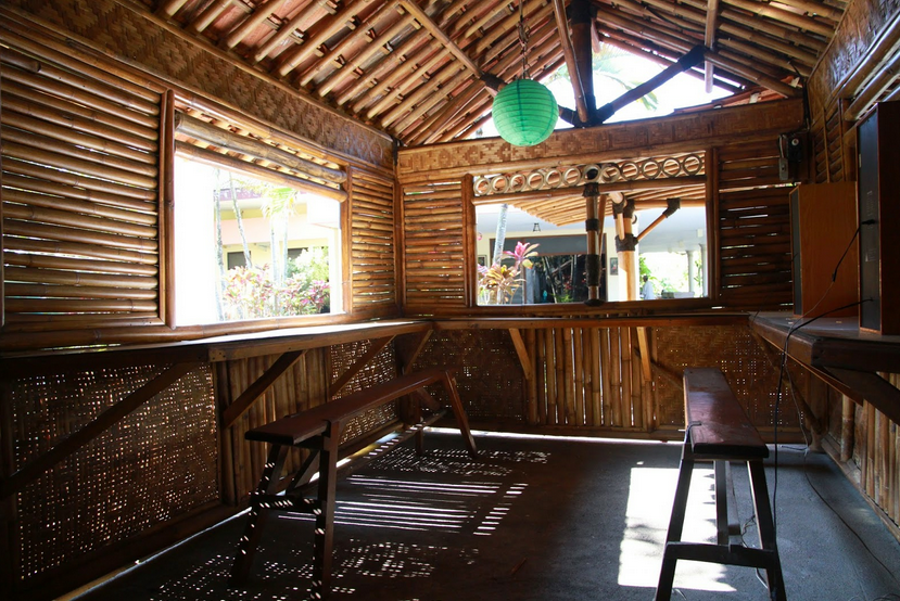 Contoh Desain Gambar Cafe Warung Kopi Dari Bambu Terbaru 