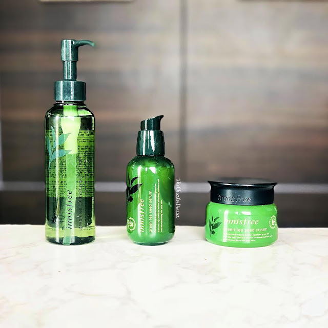 3 Step Skincare routine using Innisfree Green Tea range The Chicster