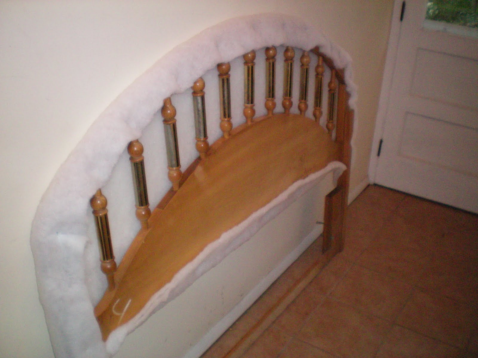 One Ugly House Upholstering a Headboard