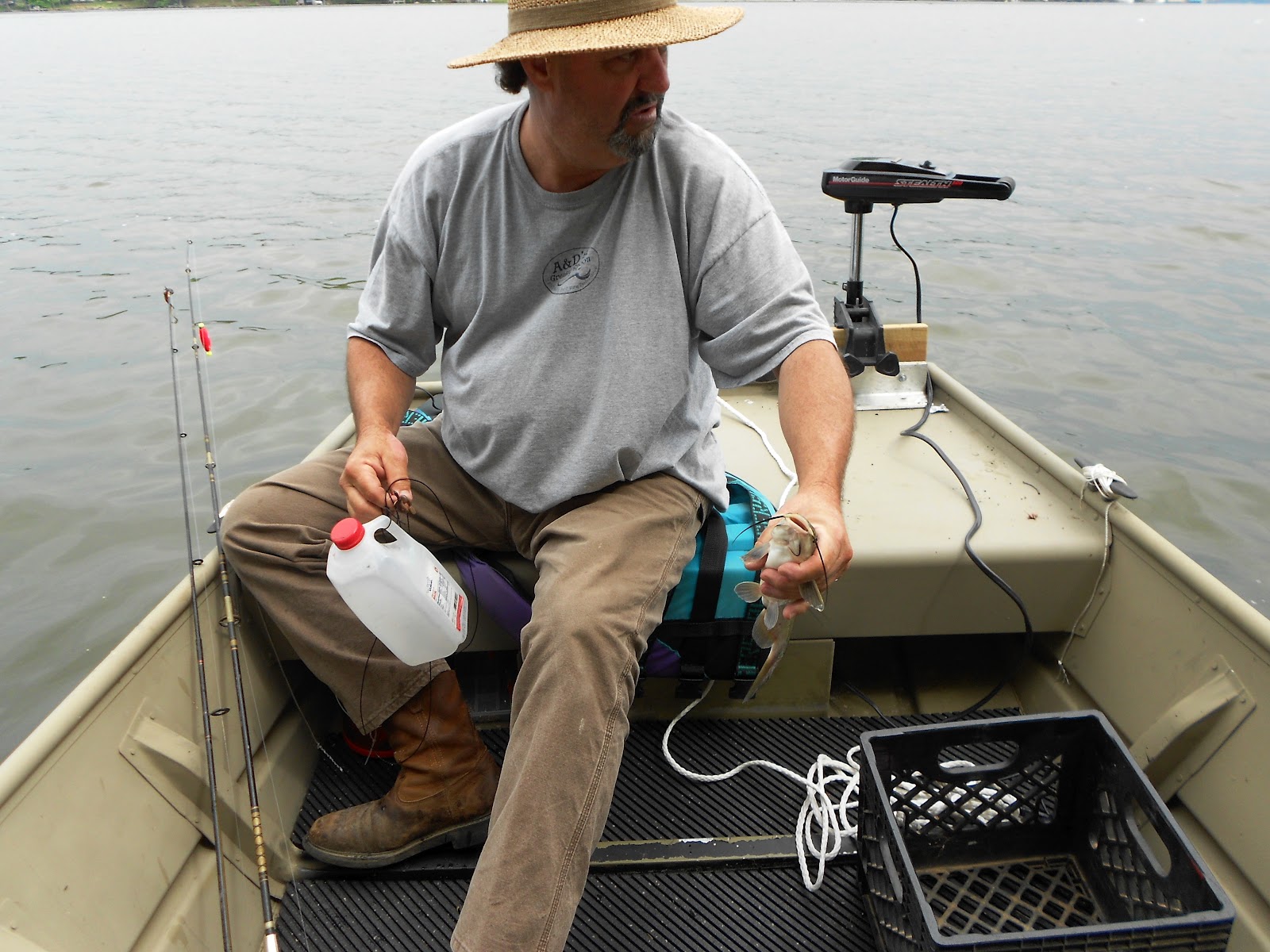 Jug Fishing with Andy and Denise Part 1