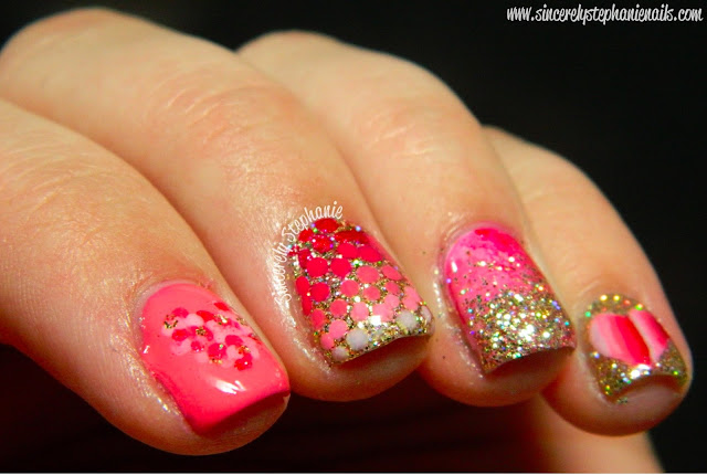 valentines day nail art