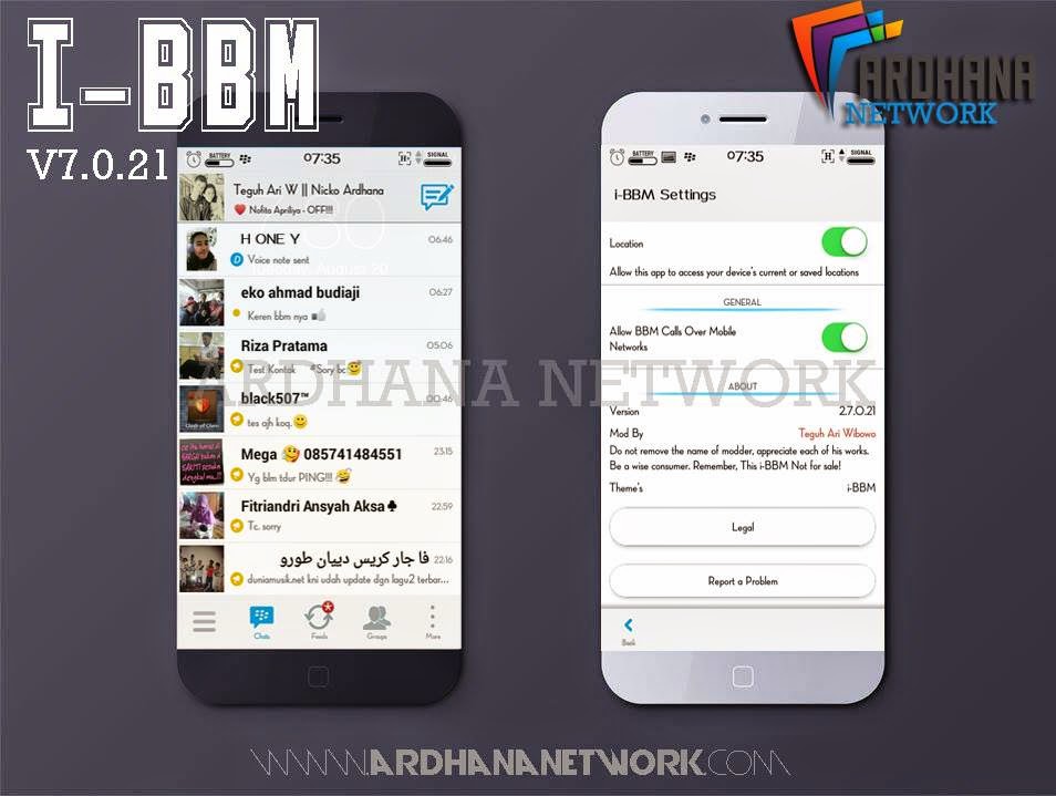Kumpulan BBM Mod Terbaru Versi 2.7.0.21 GADGET GAWAI