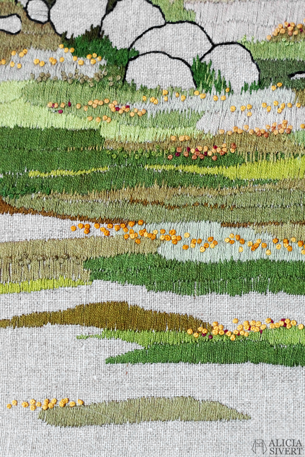 "Lambgiftet" embroidery by Alicia Sivertsson, 2015-2016. "Lambgiftet" embroidery by Alicia Sivertsson, 2015-2016. broderi, needlework, hoop art, textile art, textilkonst, konst, textil, tyg, sy, gotland, lambgift, stenvast, stenmur, hur, byggnad, building, halmtak, skapa, skapande, kreativitet, creativity, create, lambigften, sömnad, gotland, gotländskt, faludden