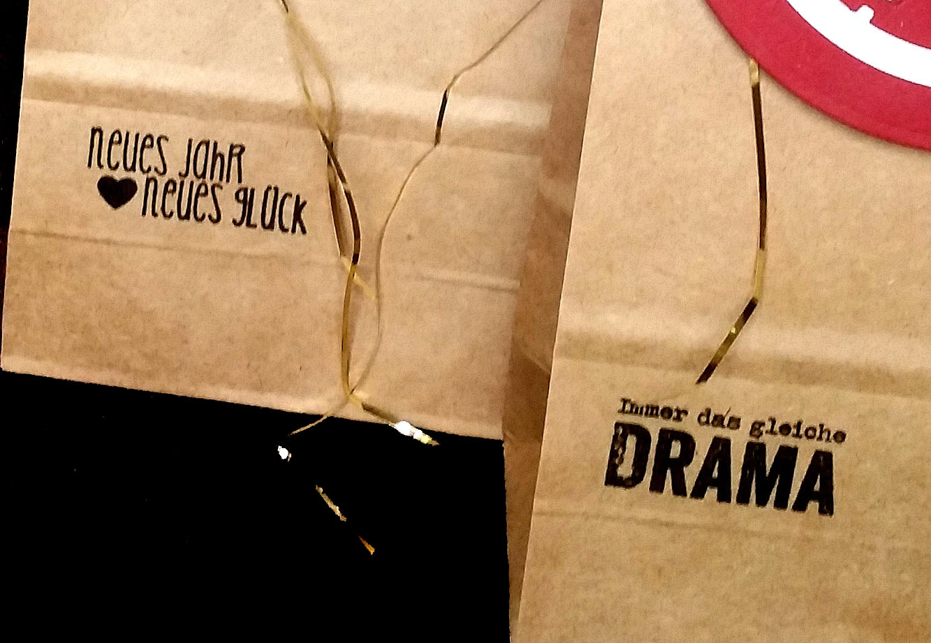 Countdown-Tüten für Silvester