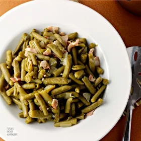 Cracker Barrel Copycat Country Style Green Beans | by Renee's Kitchen Adventures