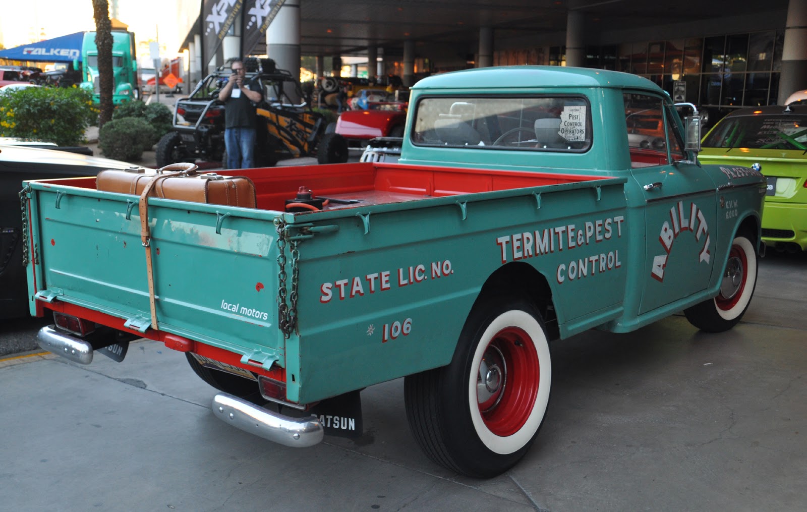 Just A Car Guy looks like a shop truck, but it's actually a battery