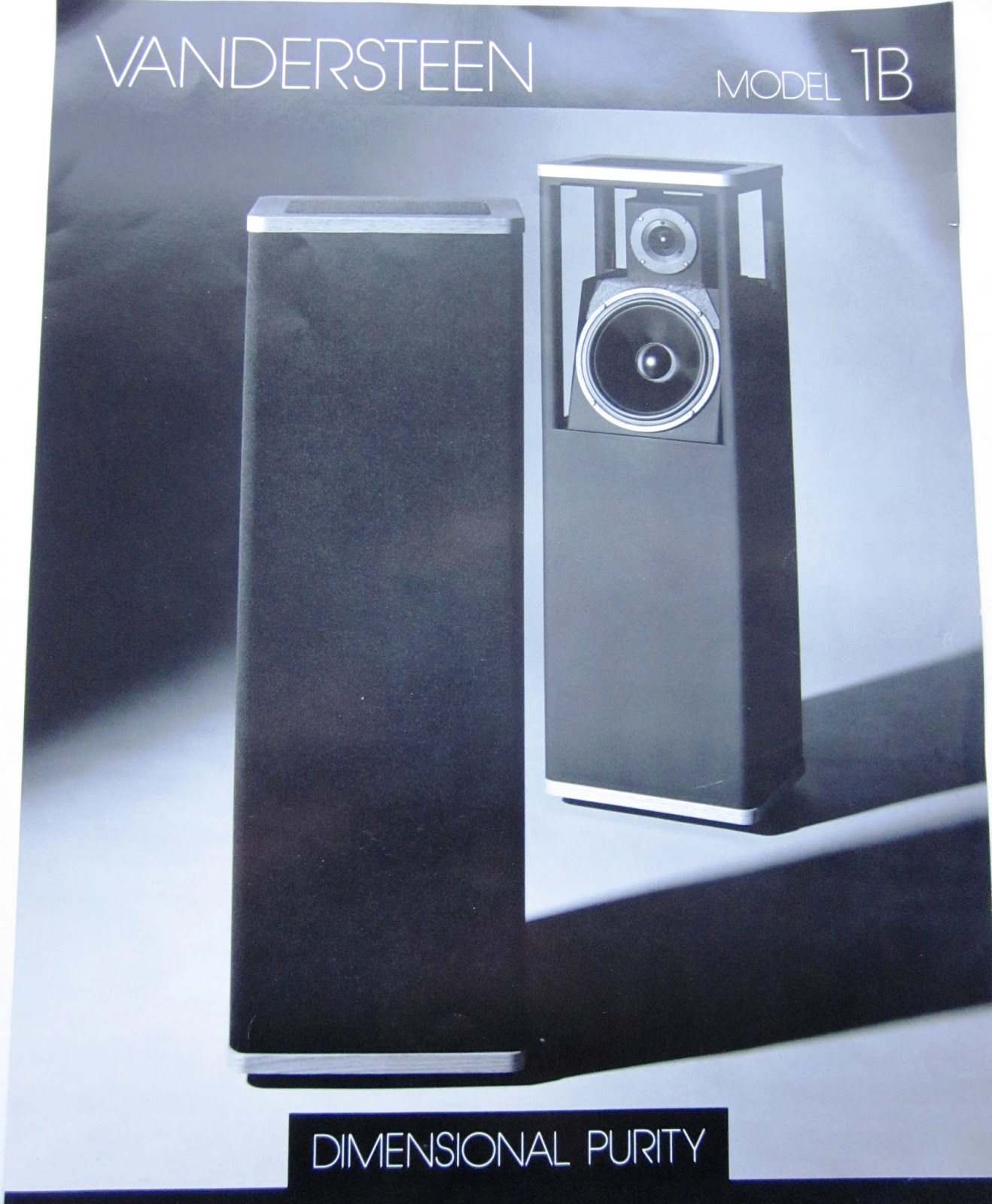 Speakerholic Vandersteen Model 1 Speakers