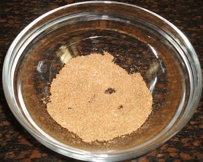 mix ingredients to make masala powder
