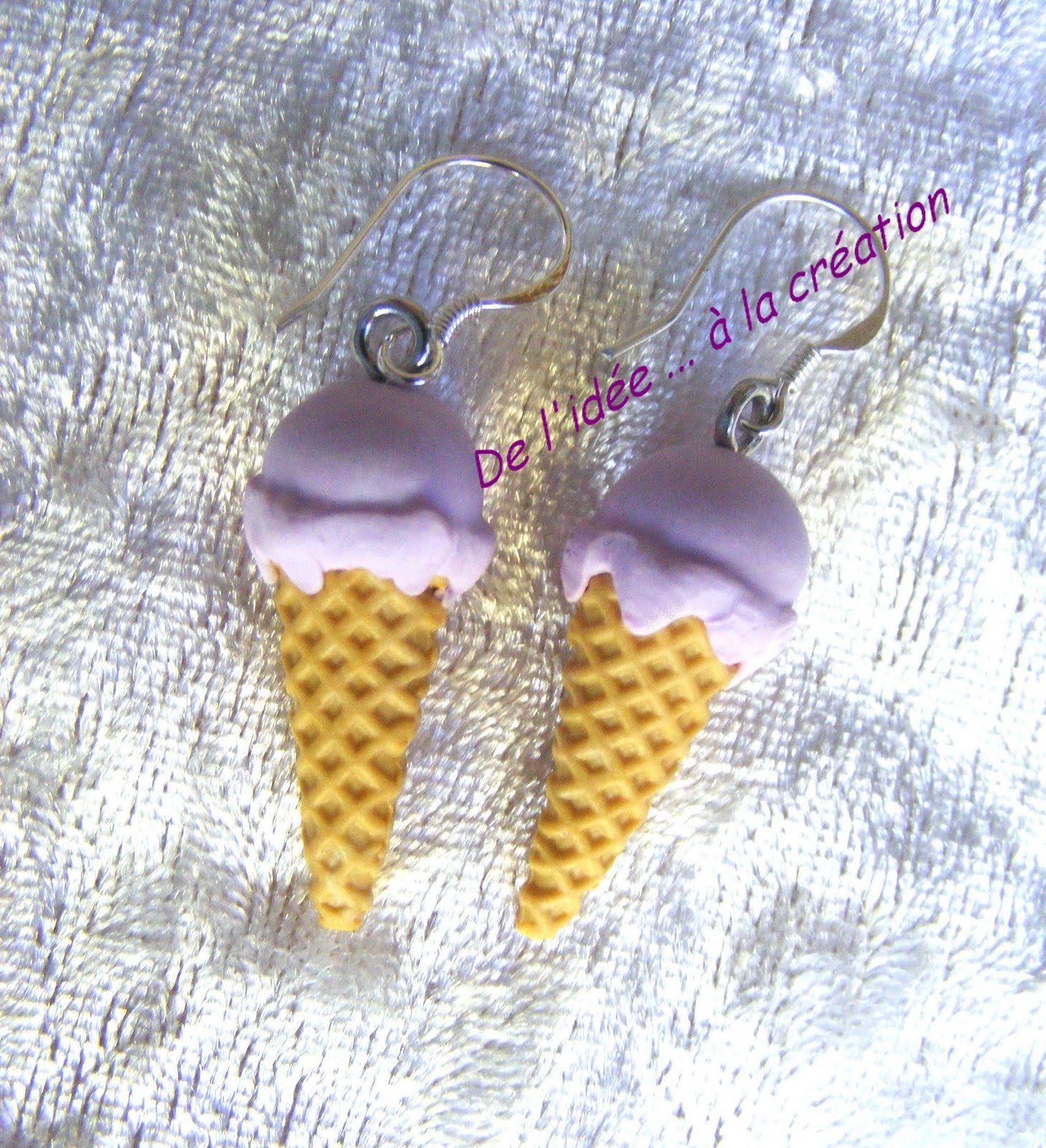 Les Bijoux Gourmands de Jocelyne Boucles d'oreille argent de